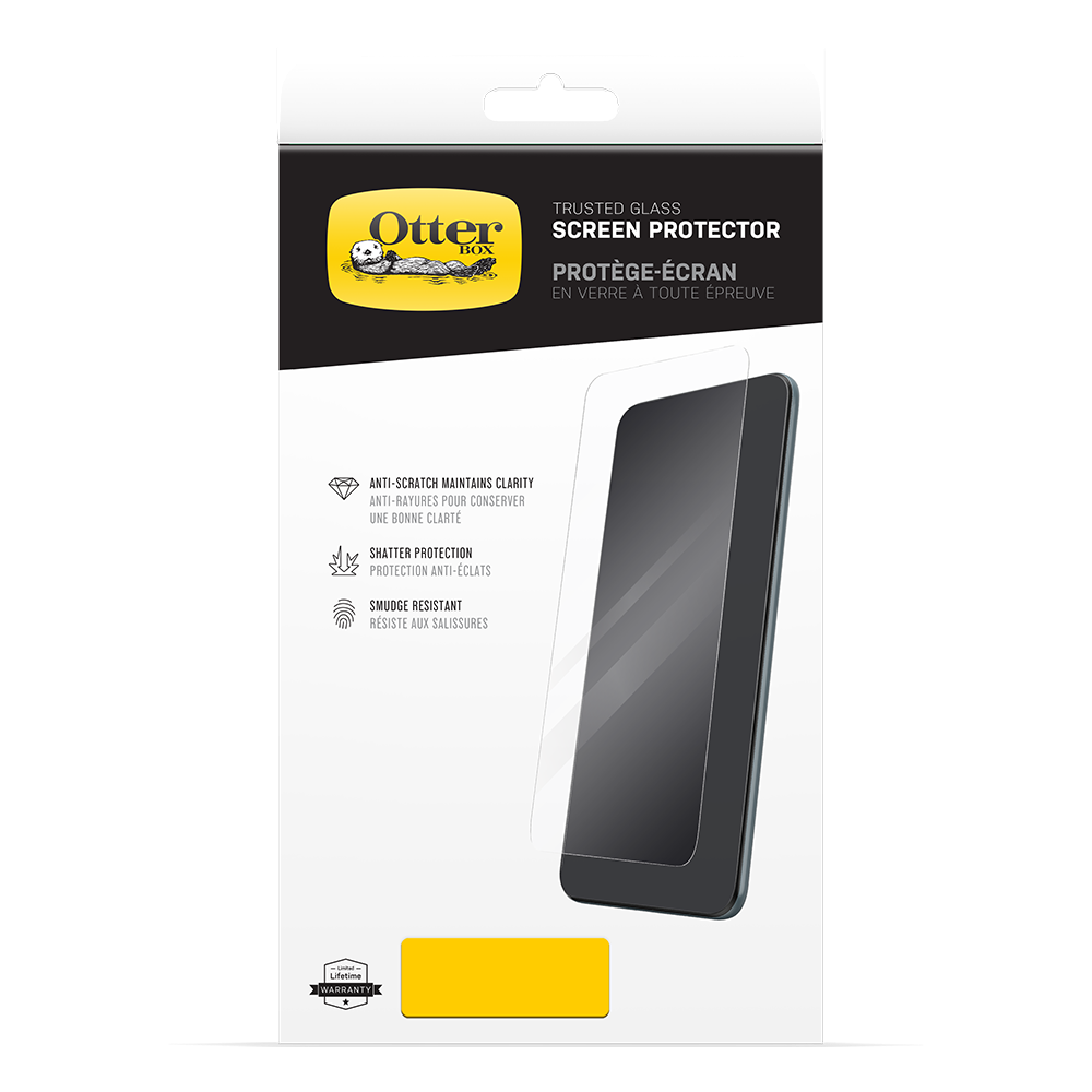 اوتربوكس حماية شاشة زجاجي لأجهزة ايفون 12/12 برو و12 برو ماكس - شفاف